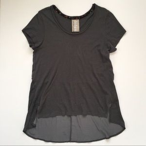 Anthropologie Dolan High Low T Shirt Top Tunic S